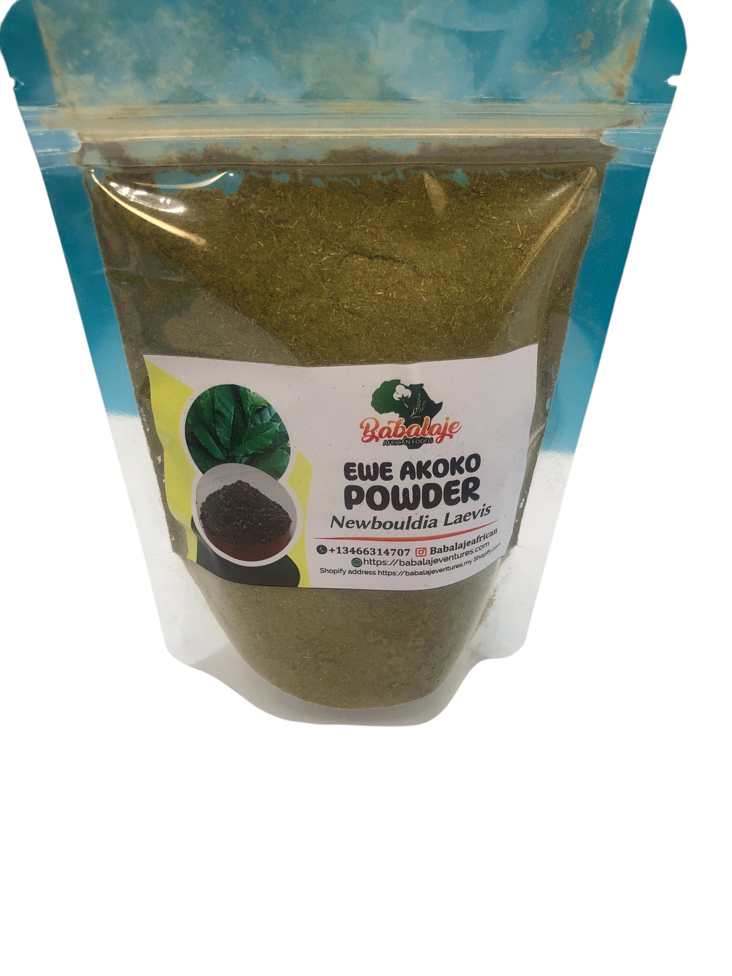 Ewe Akoko powder