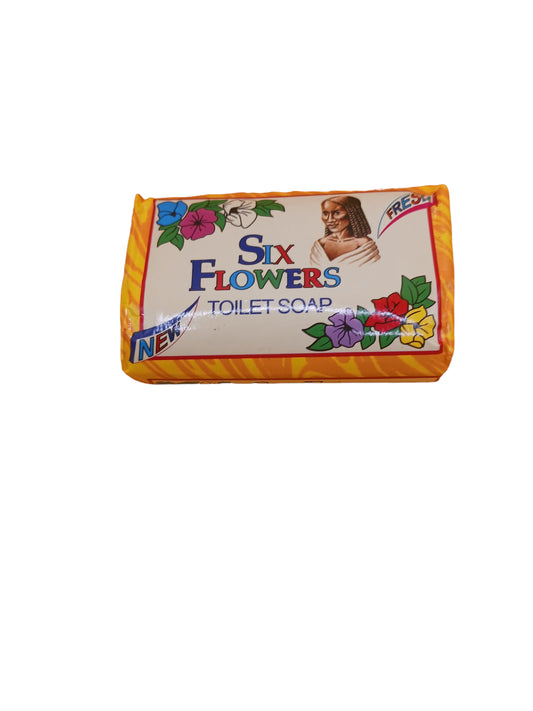 6 Bars Six Flowers bar soap